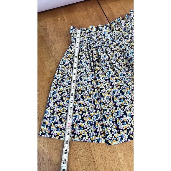 ELIZABETH & JAMES SHORT FLORAL SILK SKIRT WOMENS SZ 0/2 - Picture 4 of 9